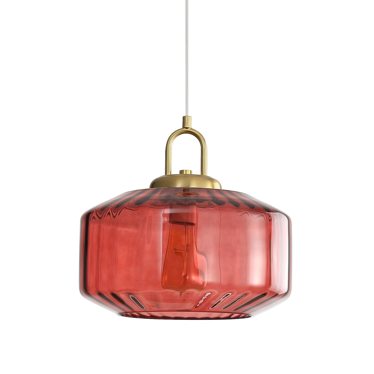Geometric Glass Pendant - Clarise Rose