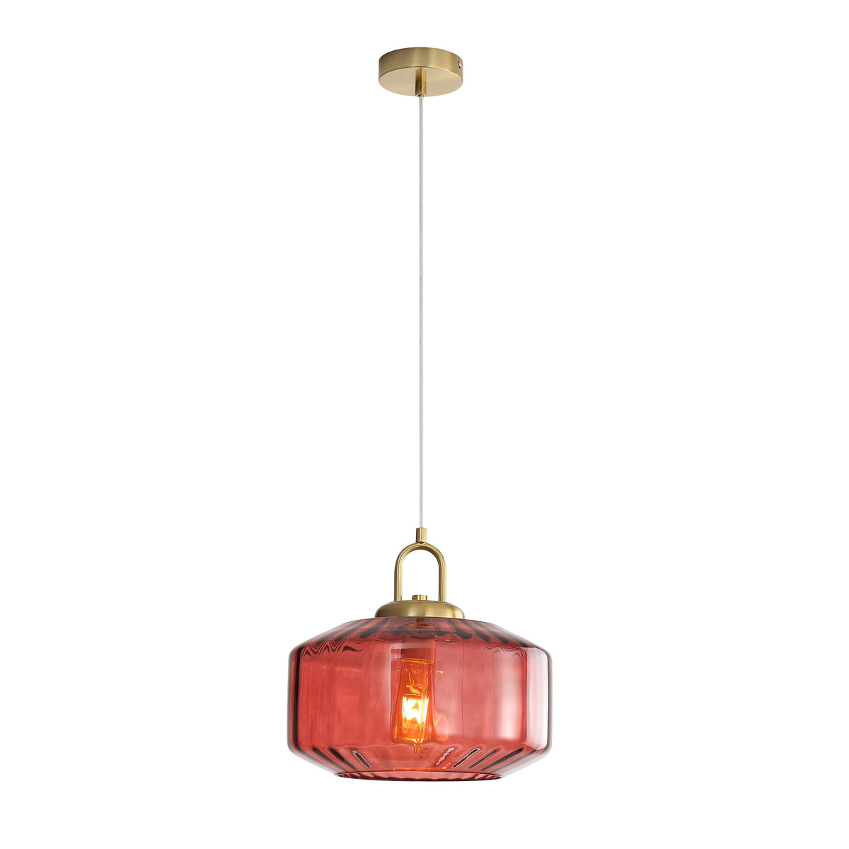 Geometric Glass Pendant - Clarise Rose