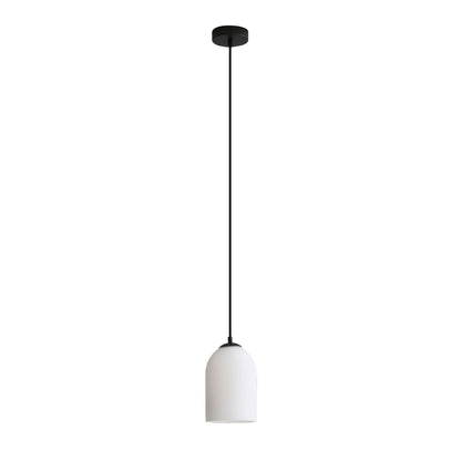 Ribbed Glass Pendant - Arley Pendant Black
