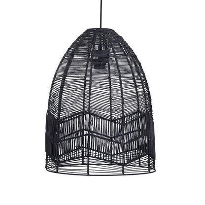 Black Cane Pendant Shade Only - Serang 35 Black