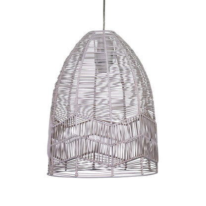 White Cane Pendant Shade Only - Serang 35 White