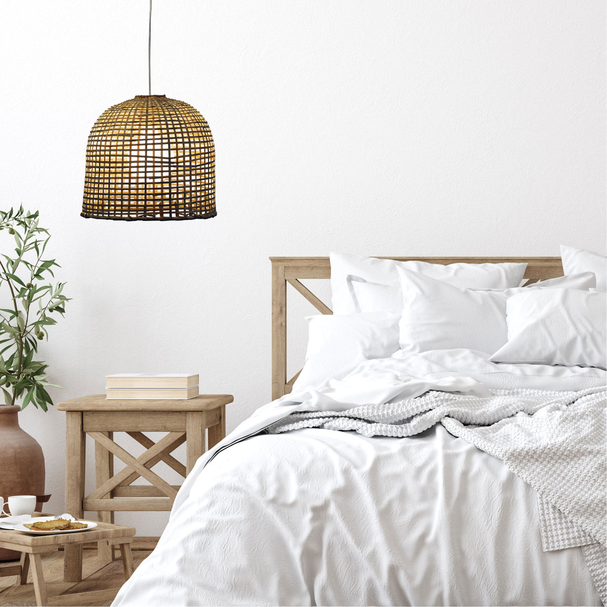 Hand Woven Cane Shade Only - Batur Shade