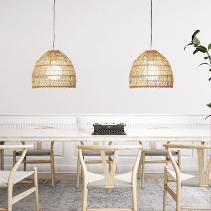 Natural Cane Woven Rattan Shade Only - Mette 35 Shade