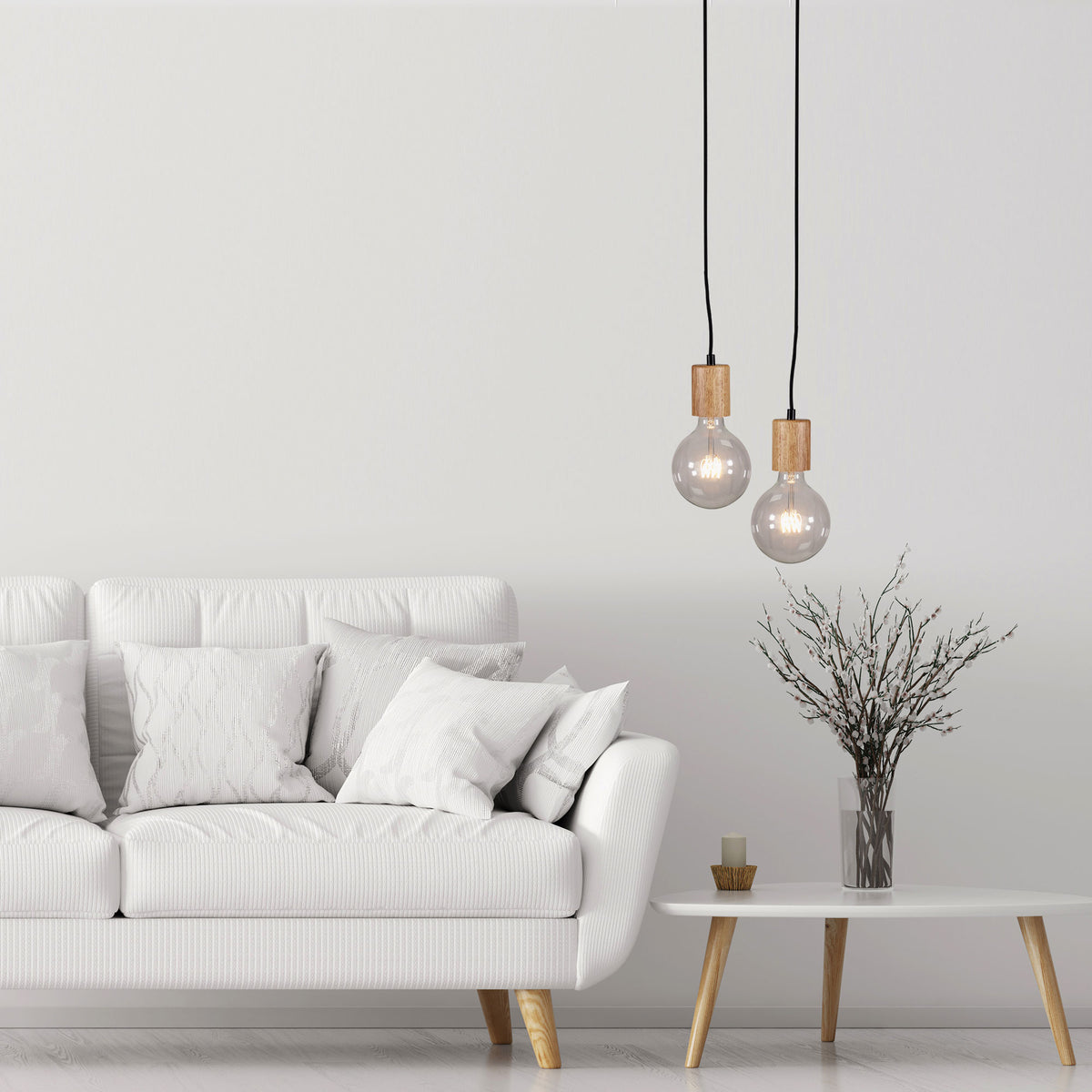 Timber Pendant Suspension - Plug