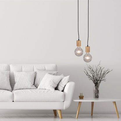 Timber Pendant Suspension - Plug