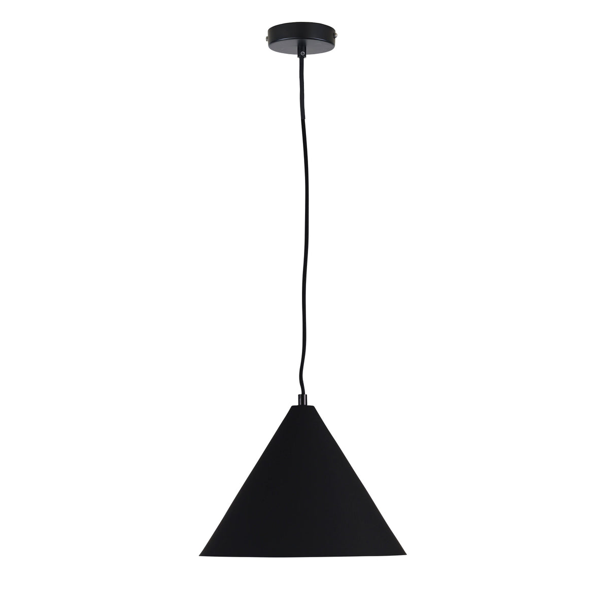 Stylish Conical Black Pendant - Conic.28 Black