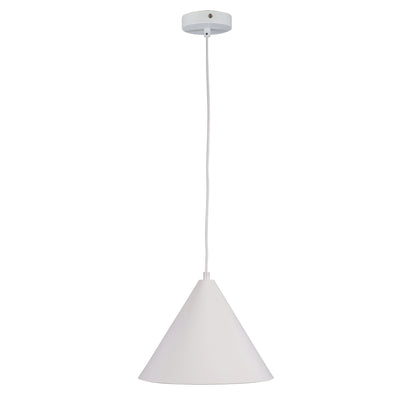 Stylish Conical White Pendant - Conic.28 White