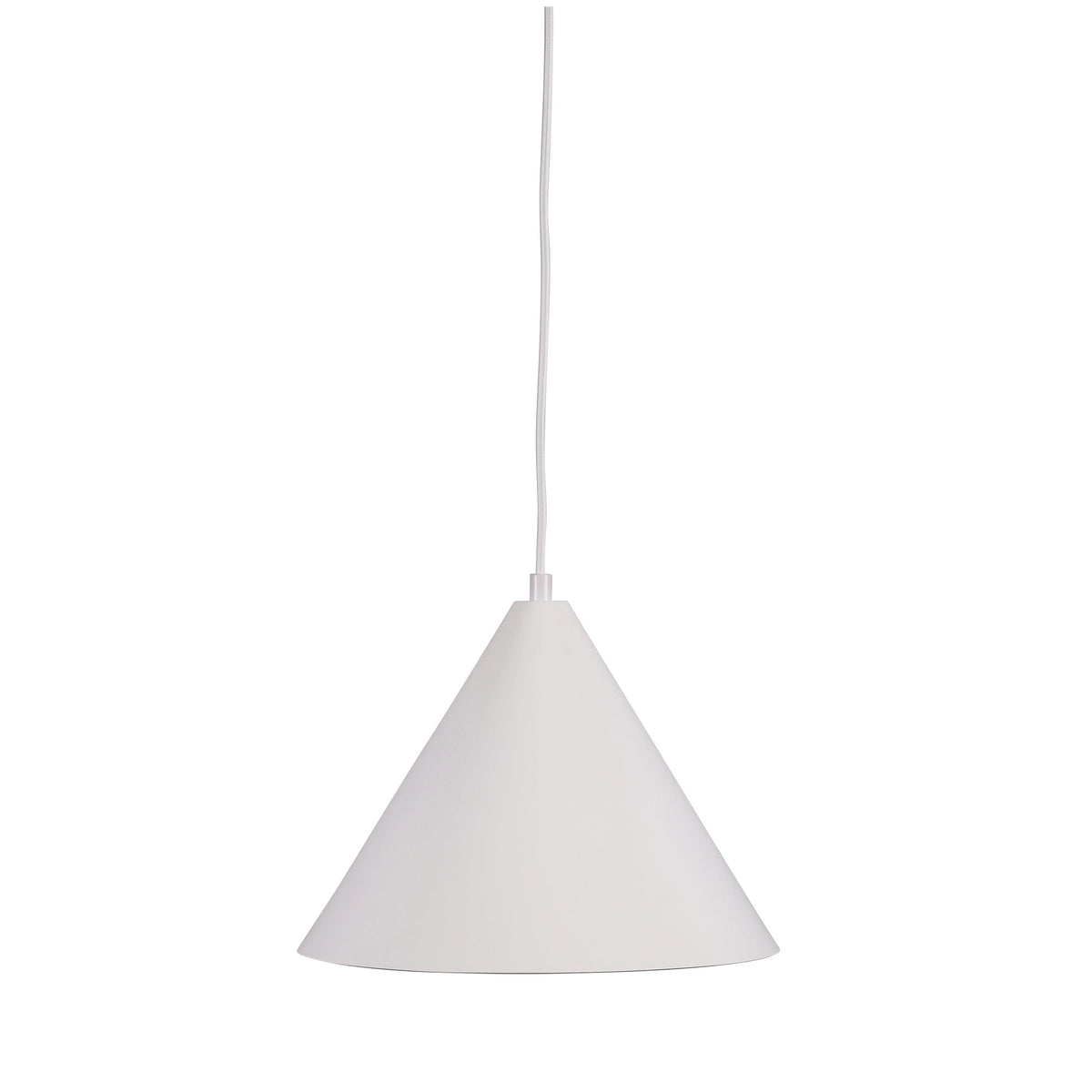 Stylish Conical White Pendant - Conic.28 White
