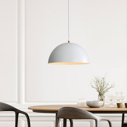 Dome Pendant Light - Lexi.35 White