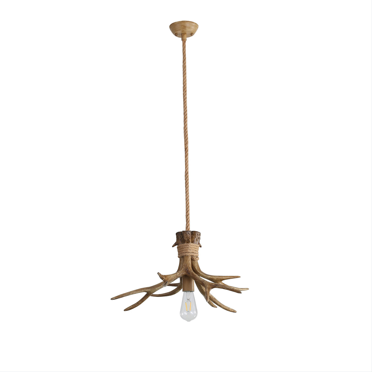 Deer Antler Designer Pendant - Hyort Single