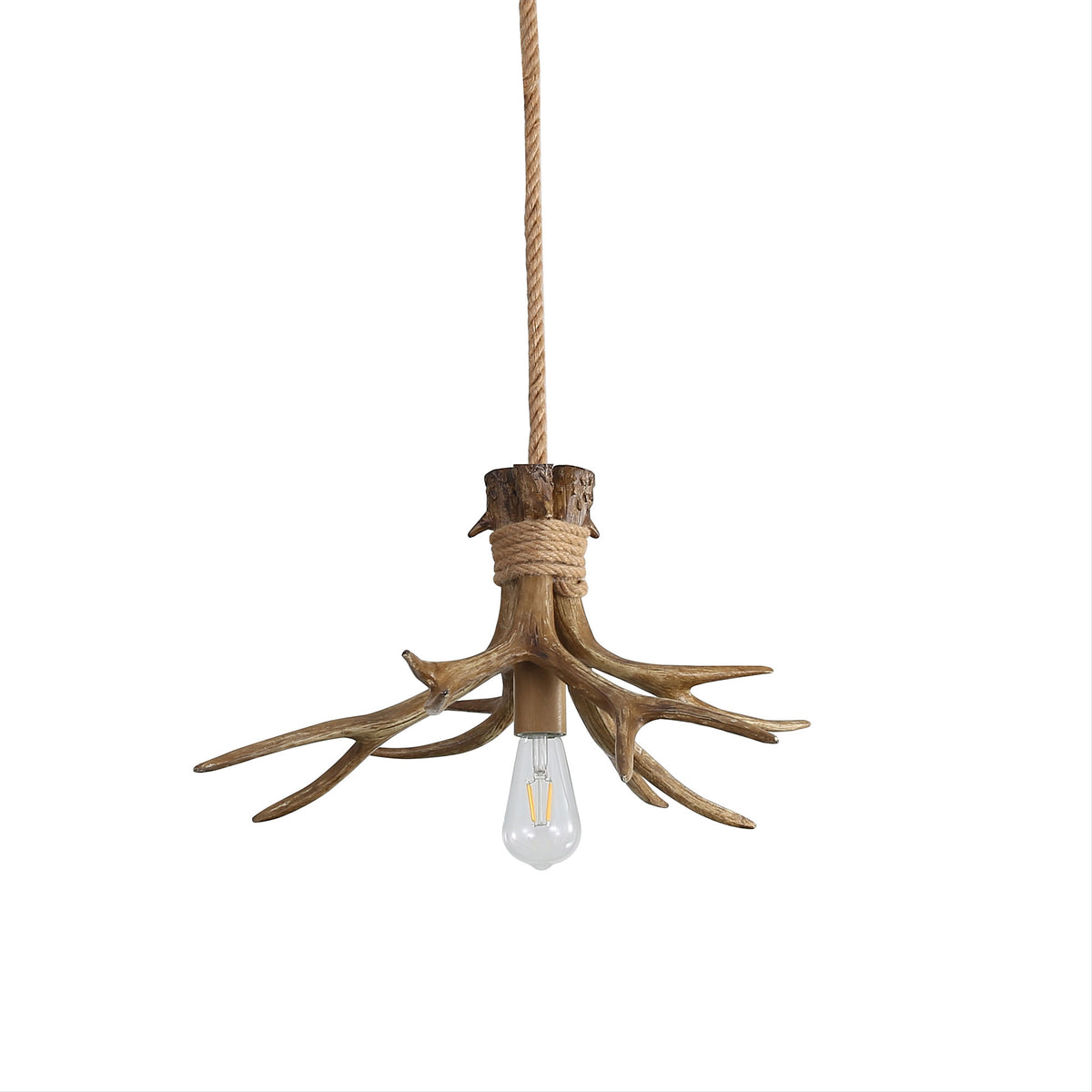 Deer Antler Designer Pendant - Hyort Single