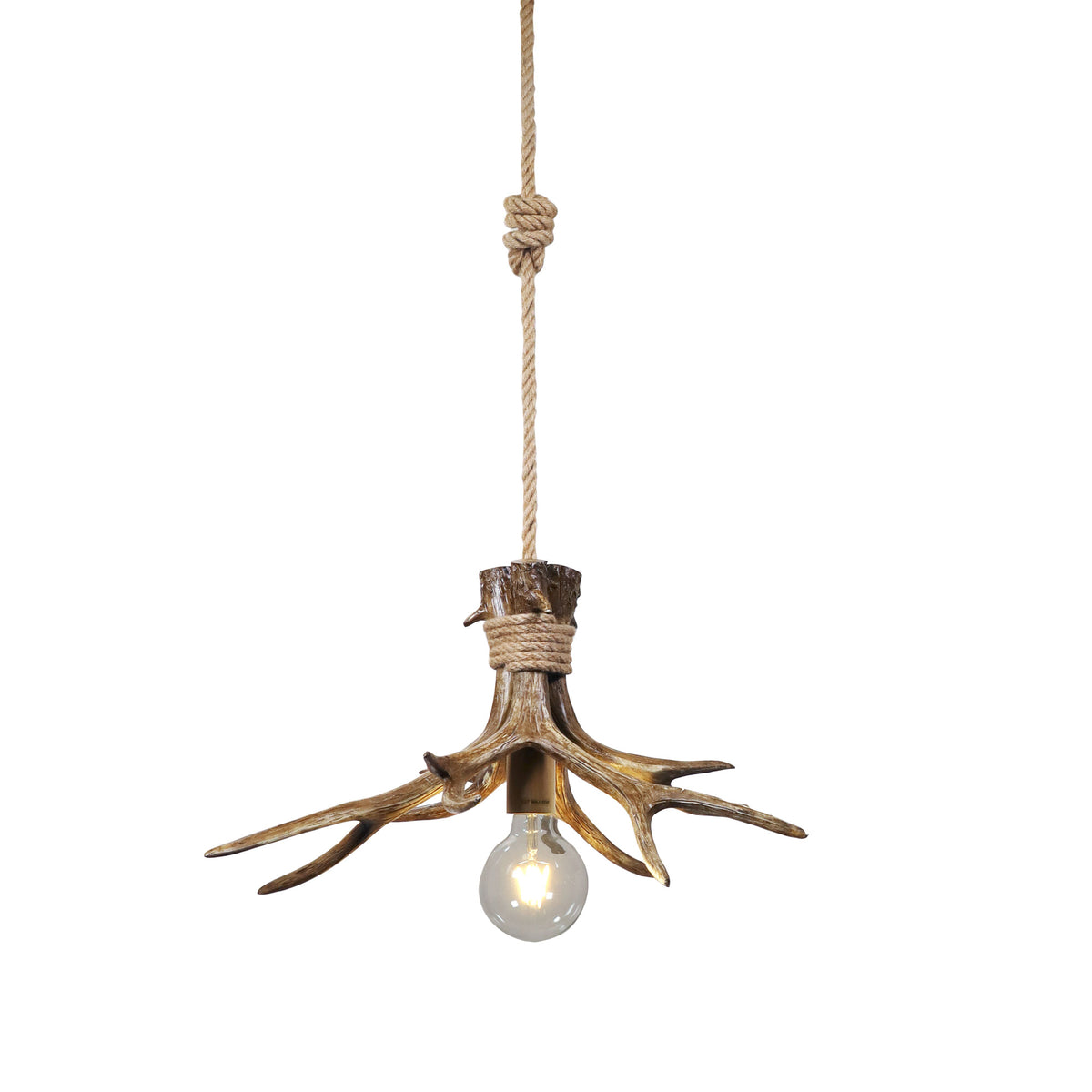 Deer Antler Designer Pendant - Hyort Single