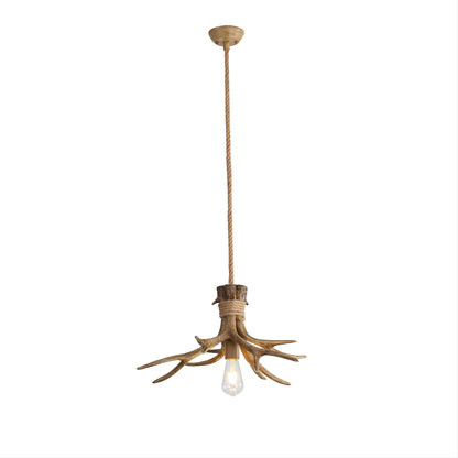 Deer Antler Designer Pendant - Hyort Single