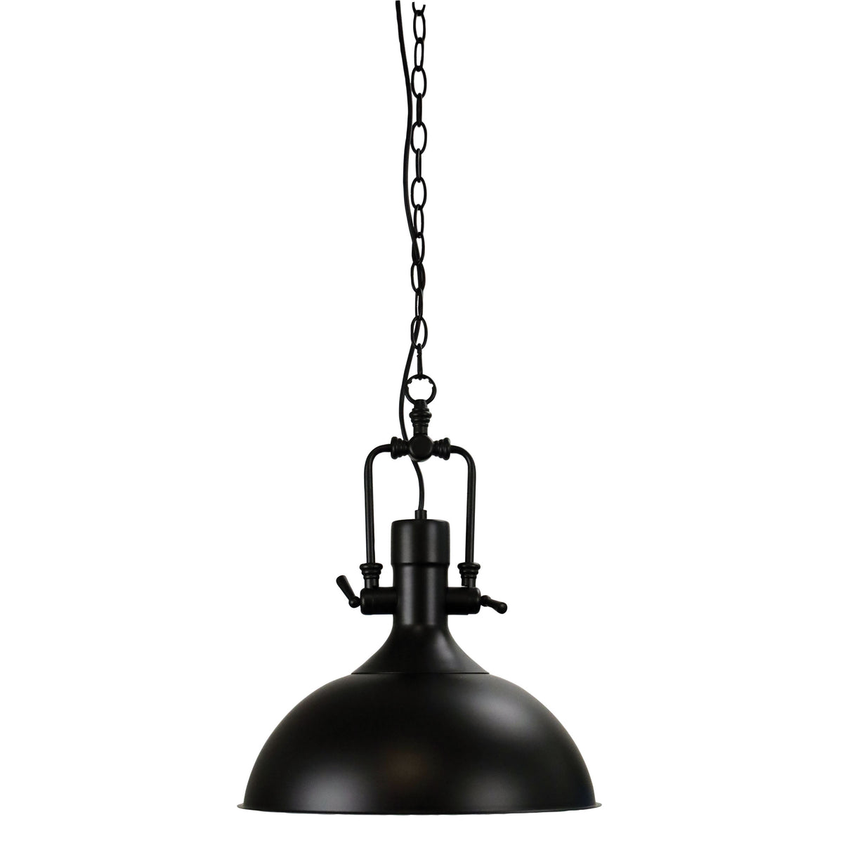 Urban Retro Industrial Style Black Pendant - Cottage