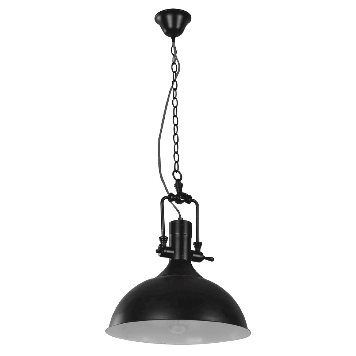 Urban Retro Industrial Style Black Pendant - Cottage