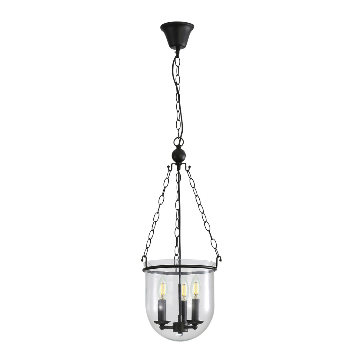 Traditional Glass Pendant - Weston