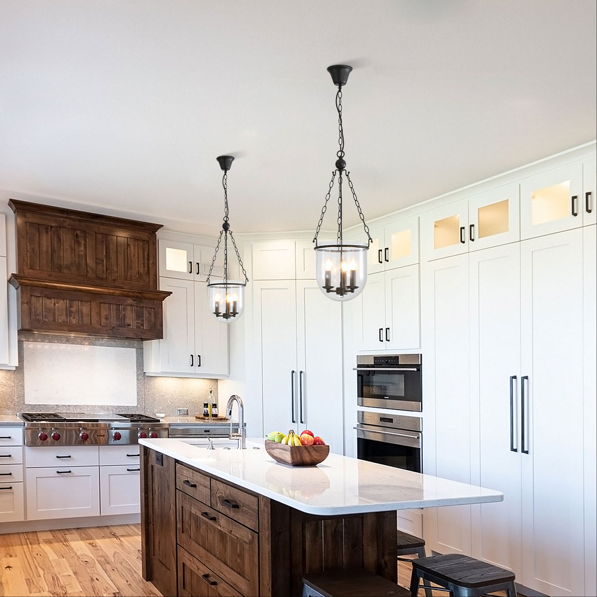 Traditional Glass Pendant - Weston
