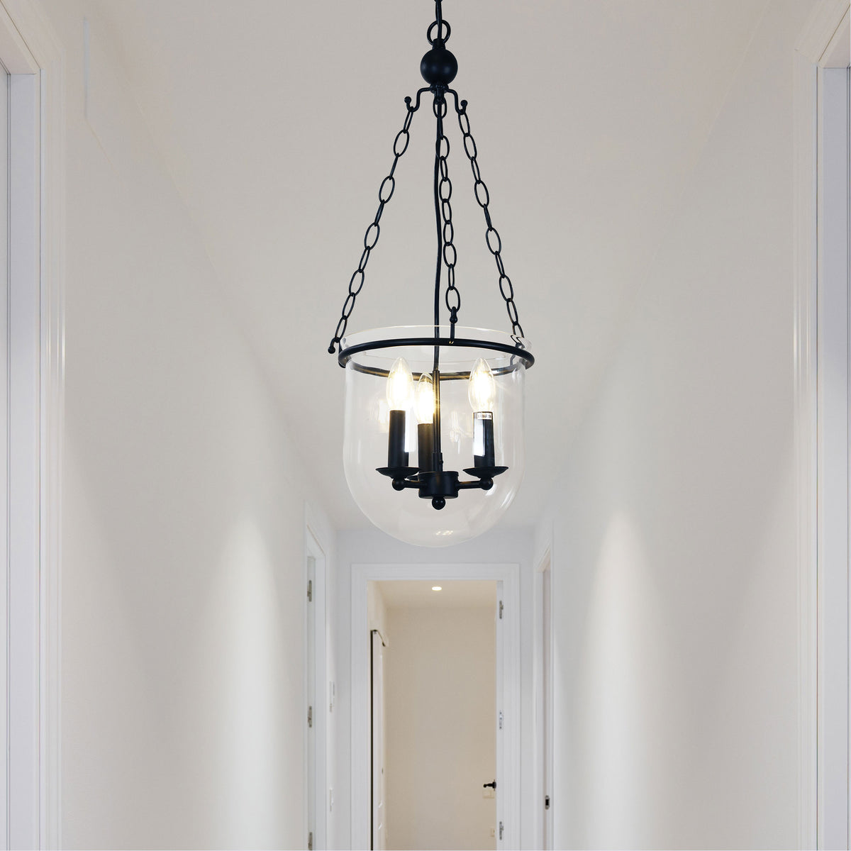Traditional Glass Pendant - Weston