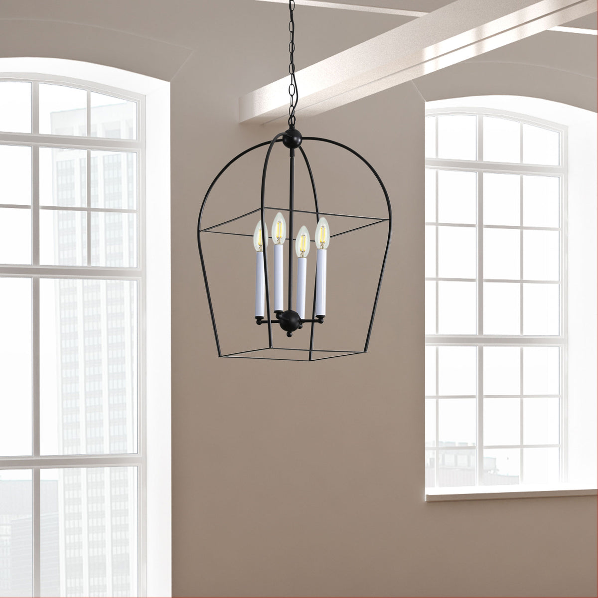 Metal Chandelier - Langdon