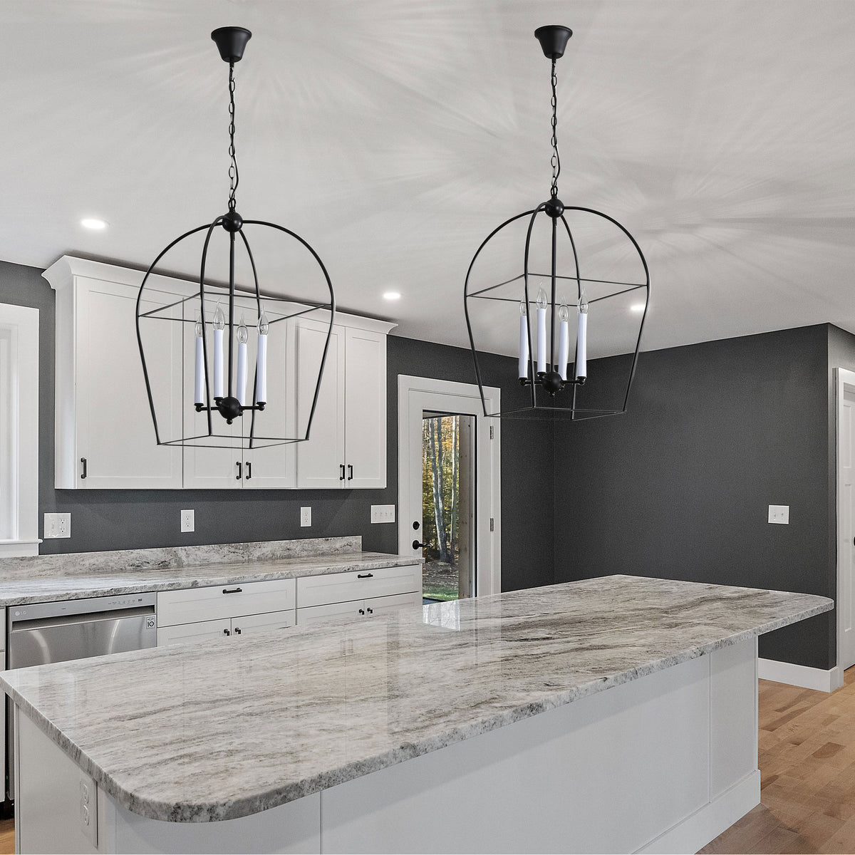 Metal Chandelier - Langdon
