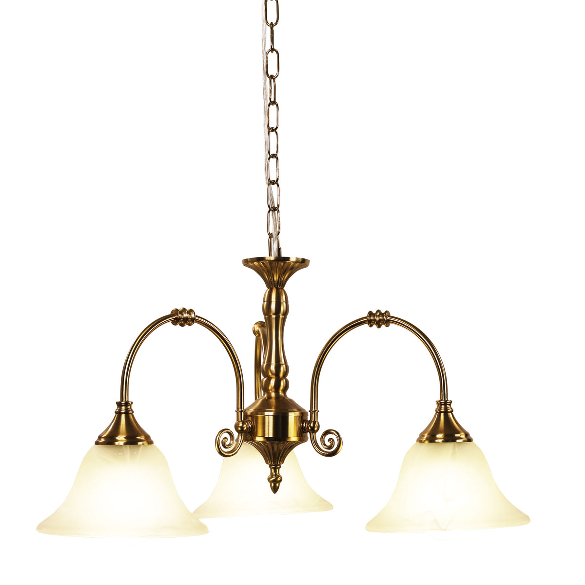 Classic in Satin Brass - Woodgate Pendant