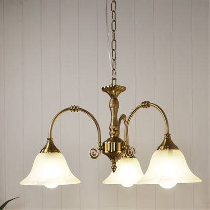Classic in Satin Brass - Woodgate Pendant