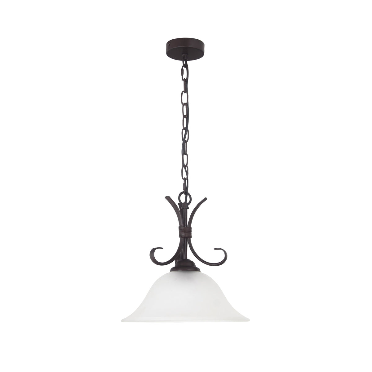 Bronze Traditional Frost Pendant - Gaston II Single Pend