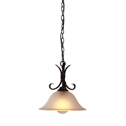 Bronze Traditional Frost Pendant - Gaston II Single Pend