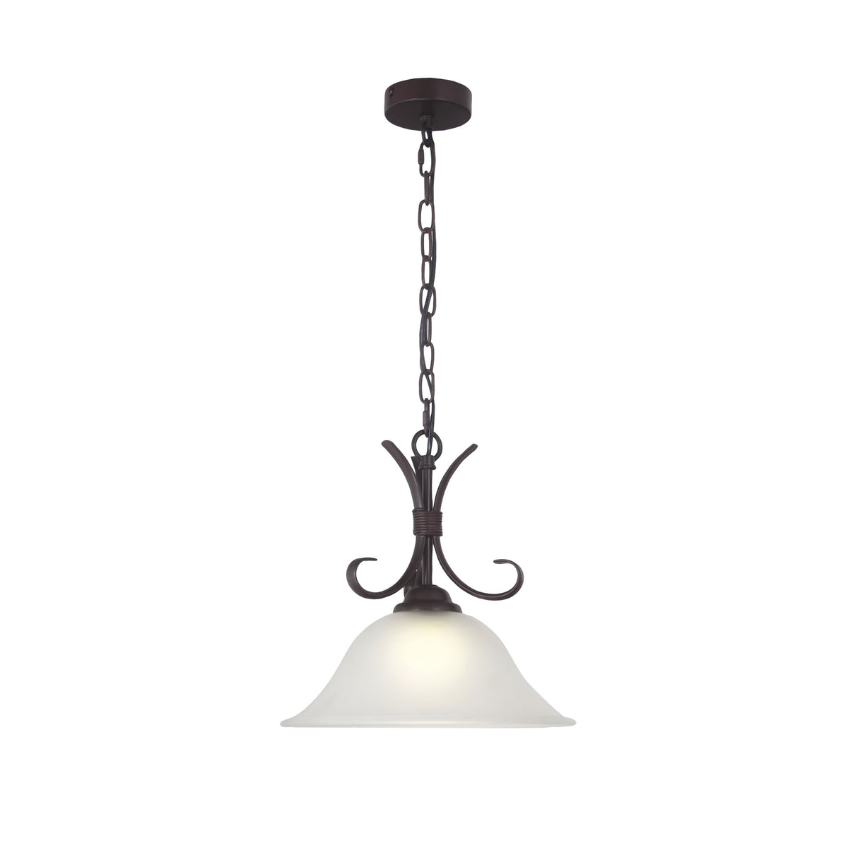 Bronze Traditional Frost Pendant - Gaston II Single Pend