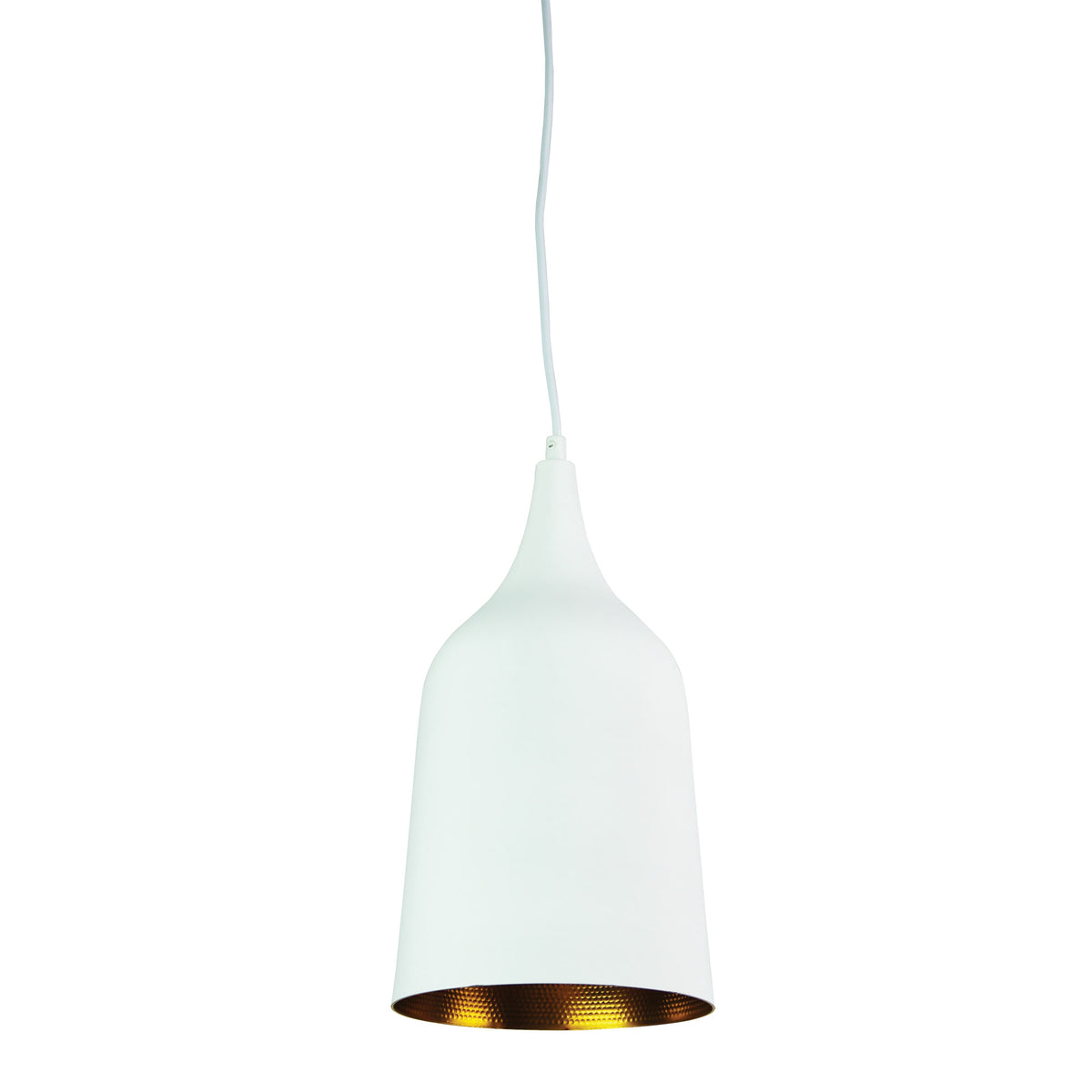 Contemporary Urban Pendant White - Plato