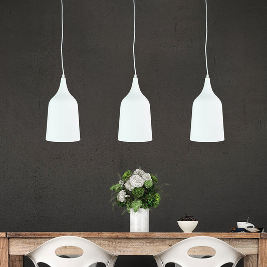 Contemporary Urban Pendant White - Plato