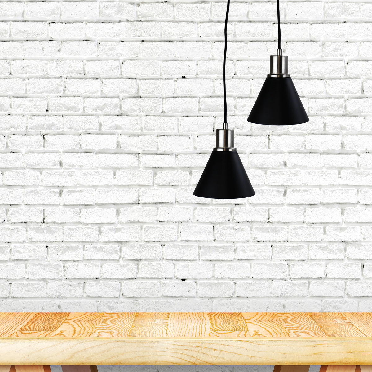 Black and Brushed Chrome Single Pendant - Como Brushed Chrome