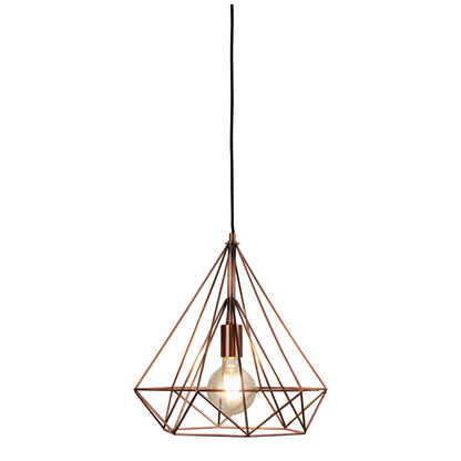 Geometric Urban Style Pendant - Lenox Antique Copper