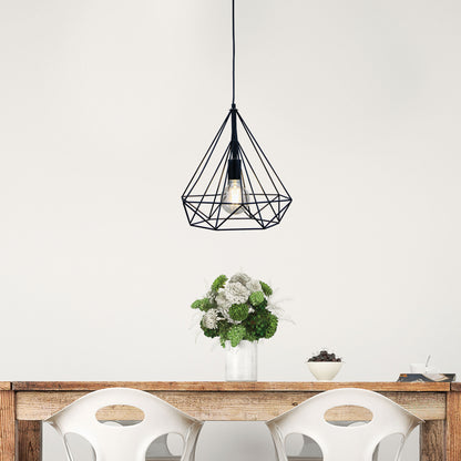 Geometric Urban Style Pendant - Lenox Black