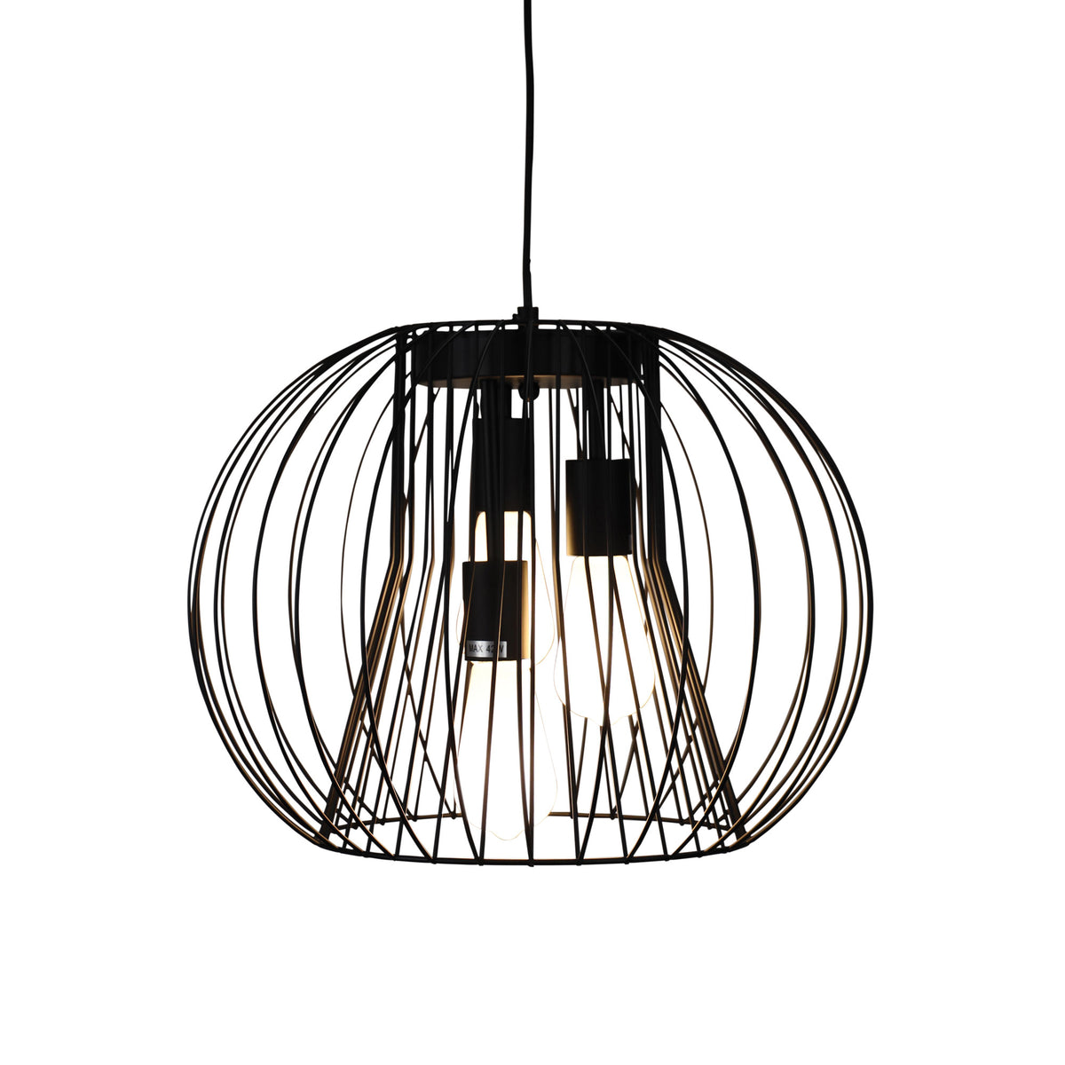 Black Wire 3 Light Pendant - Malo.45
