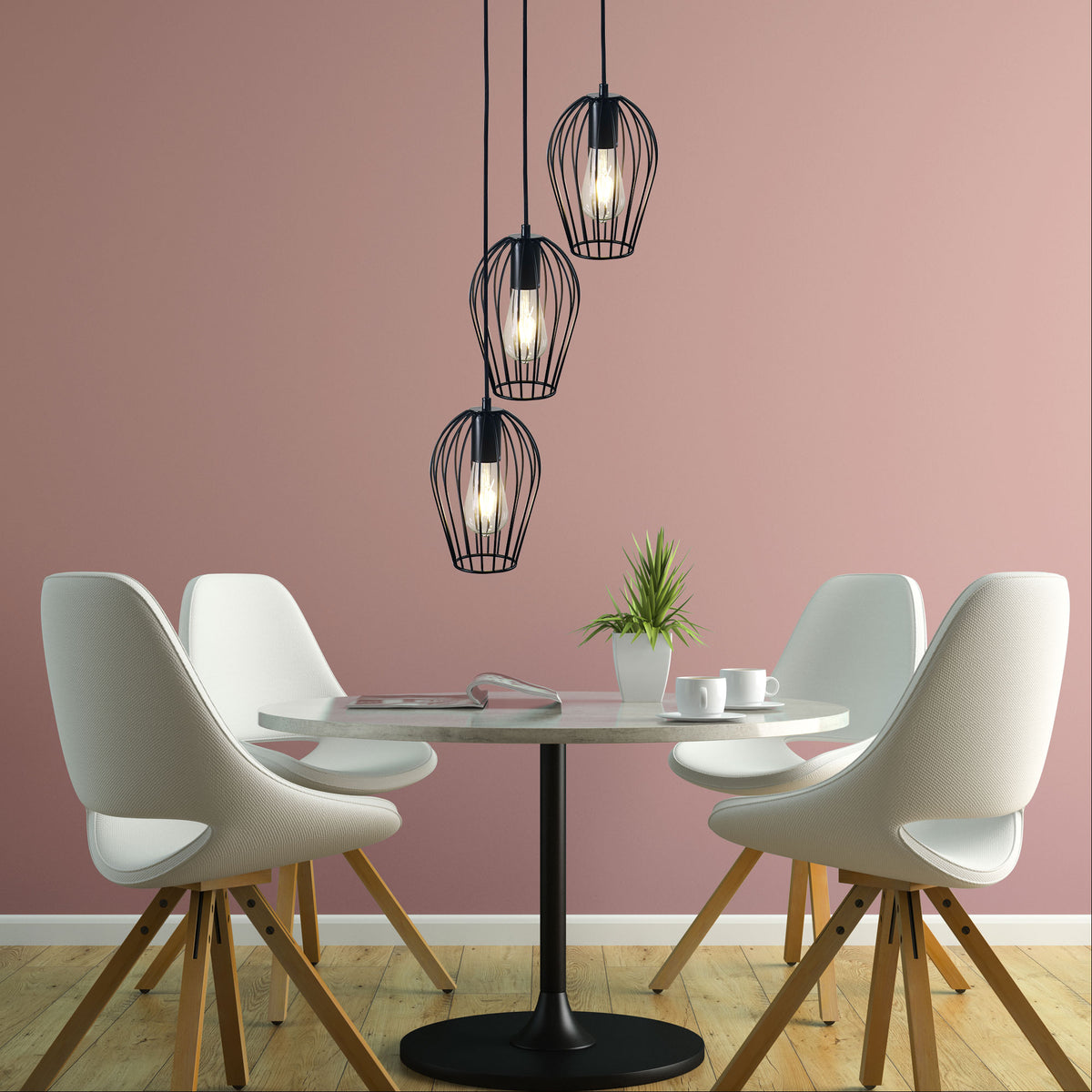 Trilight Wire Pendant - Olam 3LT