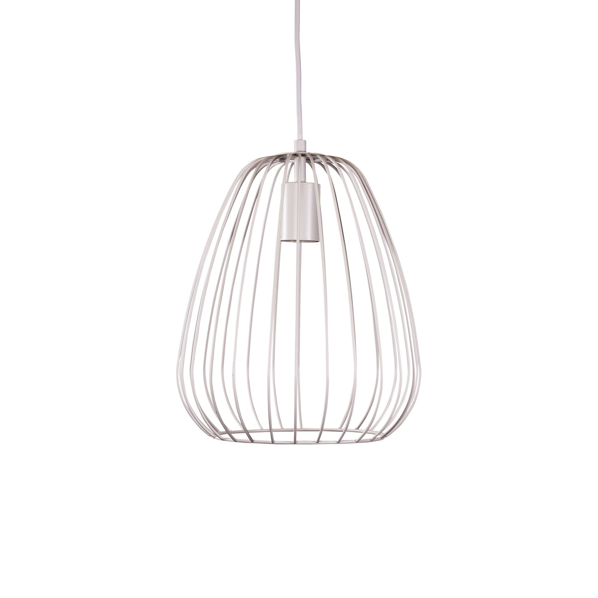 Metal Wire Pendant - Pera.27 White