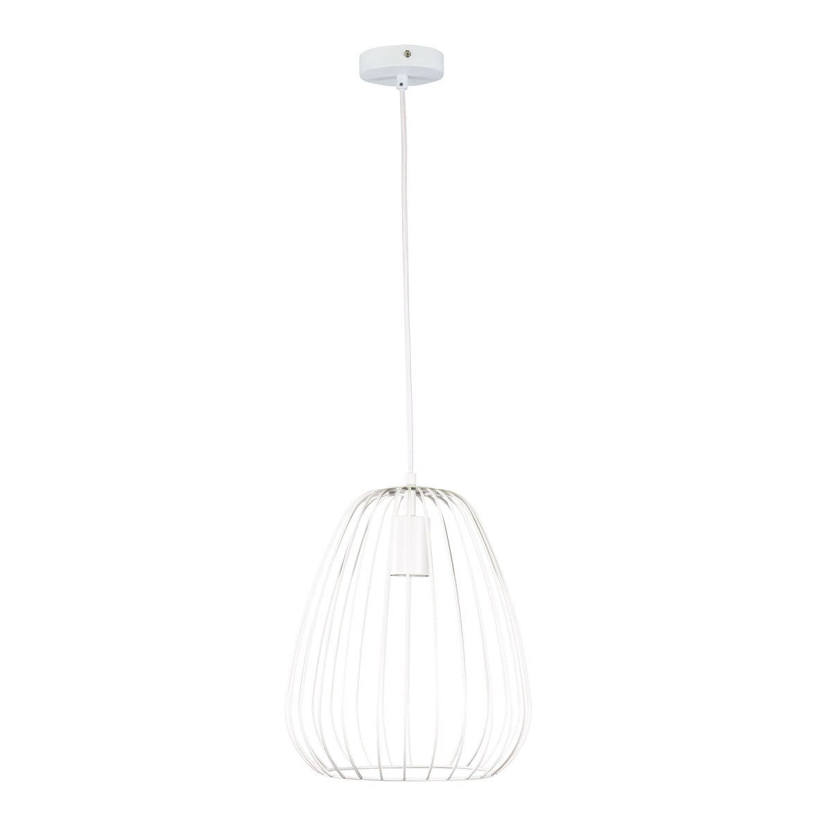 Metal Wire Pendant - Pera.27 White