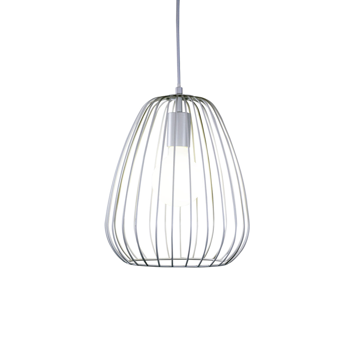 Metal Wire Pendant - Pera.27 White