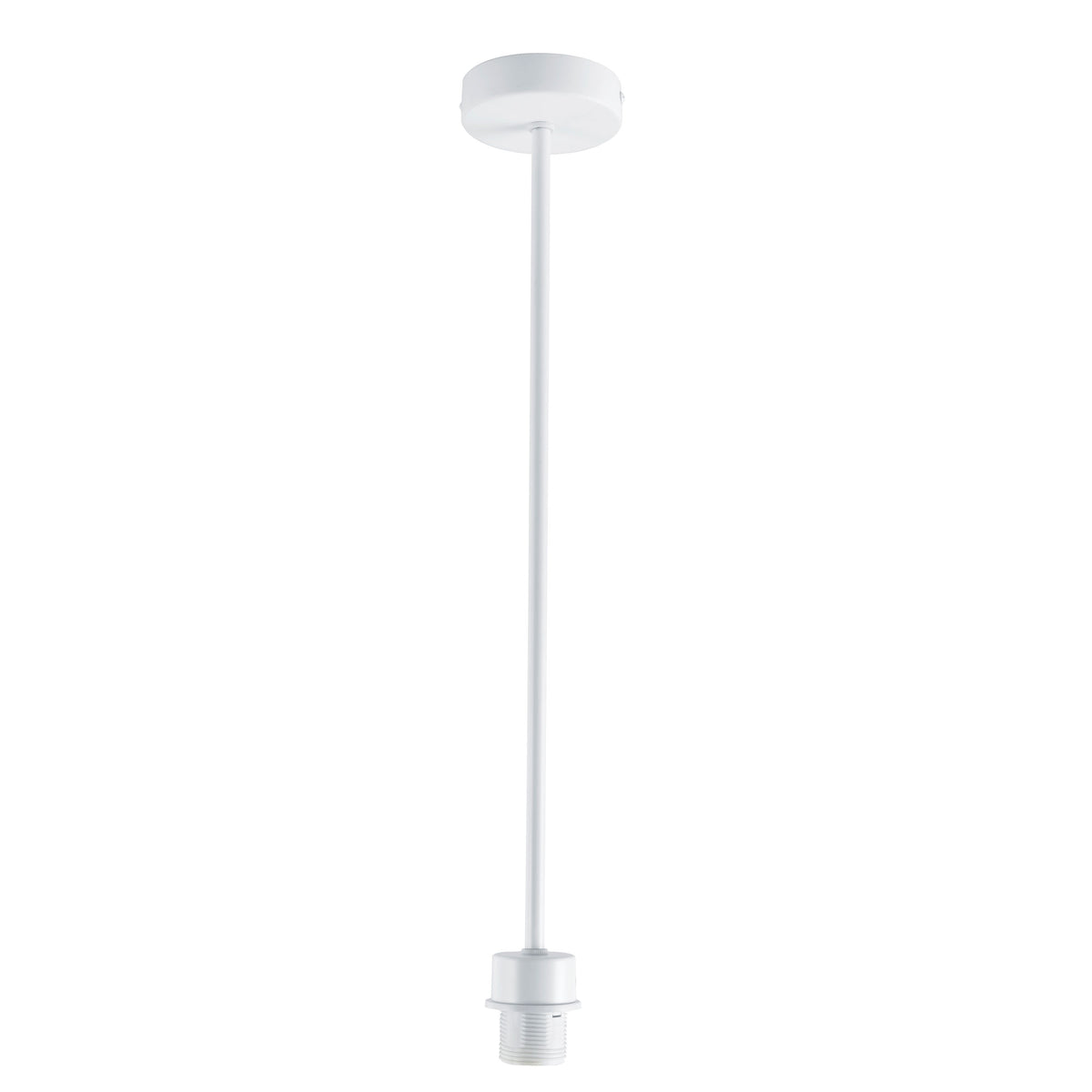 E27 Single Rod Suspension - Parti Rod White