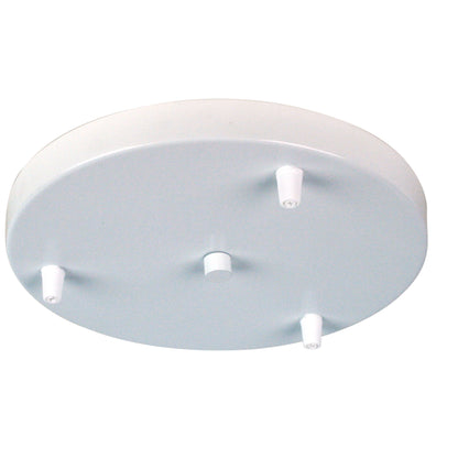 Turns 3 Single Pendants Into One Light - Parti Pan 3 White