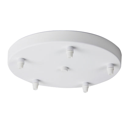 Turns 5 Single Pendants Into One Light - Parti Pan 5 White