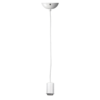 Single Drop 2M E27 Suspension White - Pop.2 White