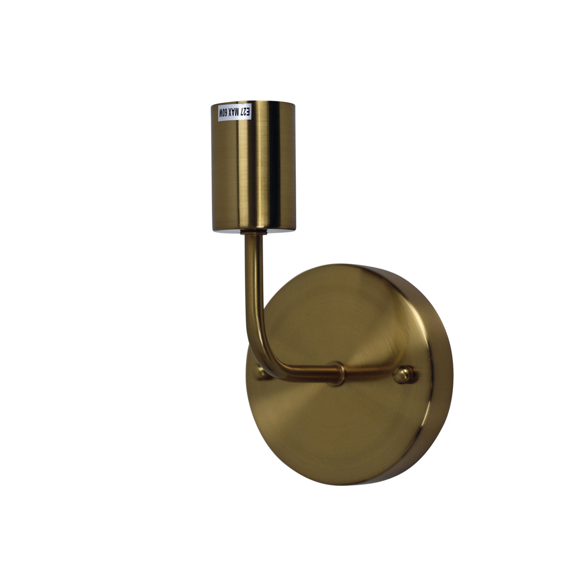 E27 Wall Light - Pip Brushed Brass