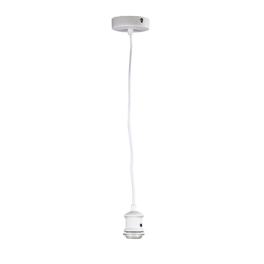 180cm Vintage Cloth Cord Suspension White - Albany Cord White