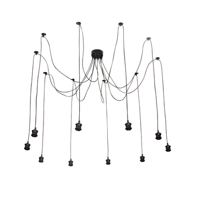 10 Light Dropper Style Pendant - Rockby 10