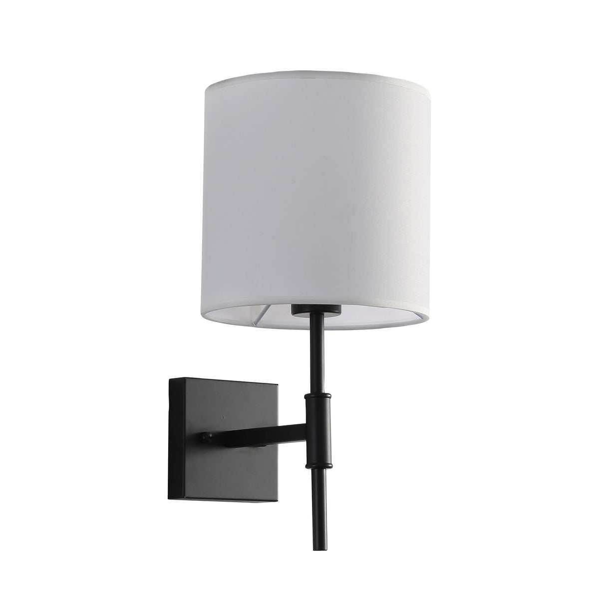 Wall Sconce with Fabric Shade - Bella Black