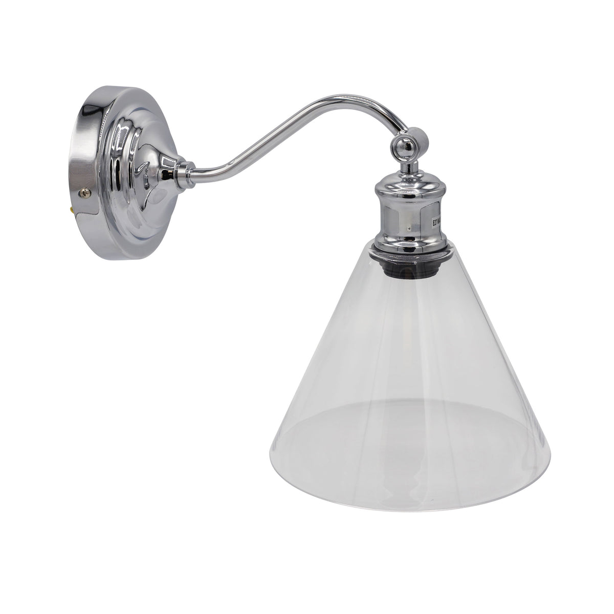 Hamptons Style Classic Wall Light - Abby Chrome