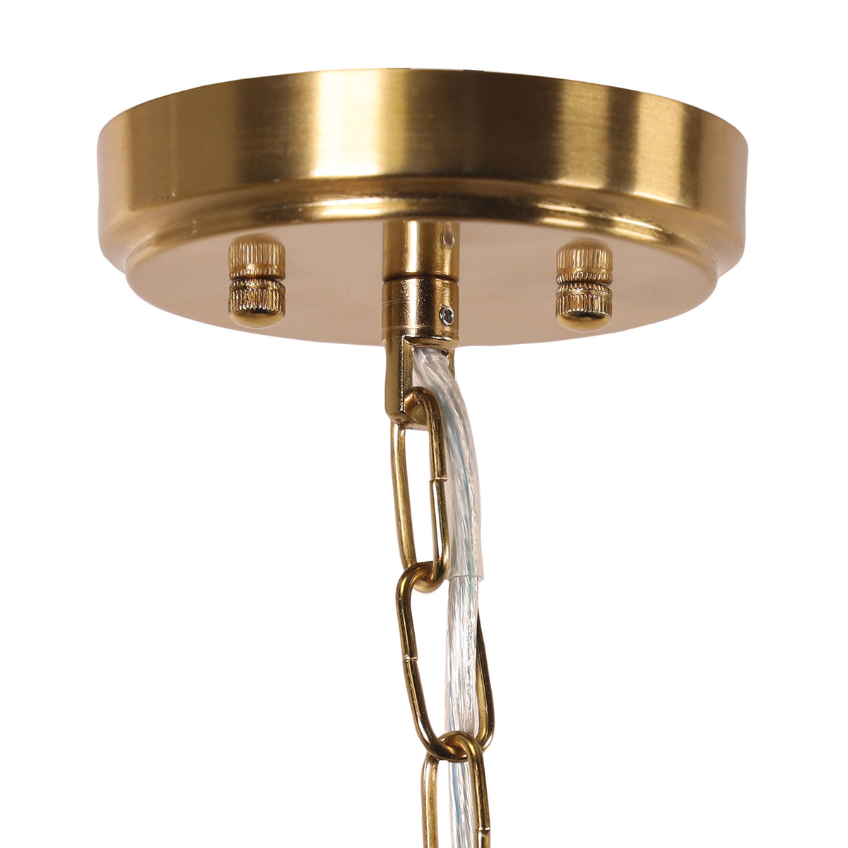 Retro Designer Triple Pendant - Foxdale 3 Satin Brass