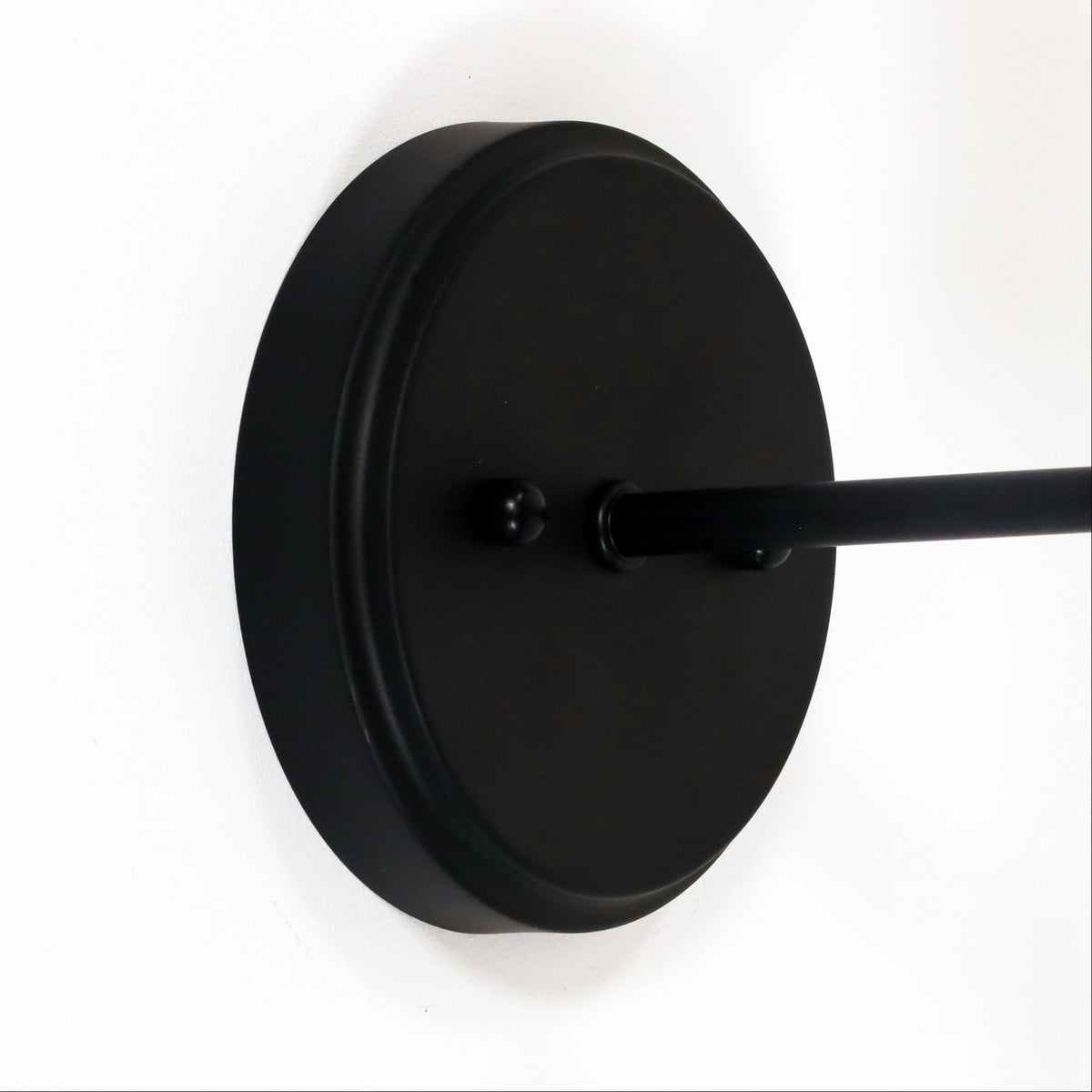 Opal Glass Wall Light - Kinbury Black